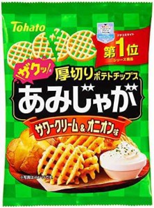 東ハト あみじゃがサワークリーム＆オニオン味 60g×12袋