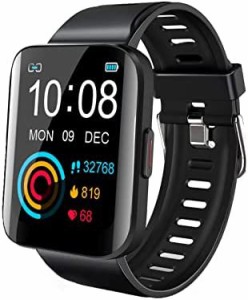スマートウォッチ【2022モデル&1.7インチ大画面】 Bluetooth5.2 活動量計 smart watch 着信通知 睡眠 IP68歩数計 腕時計 ポーツウォッチ