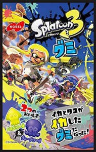 ノーベル製菓 スプラトゥーン3 グミ レモンソーダ & グレープソーダ 50g ×6袋