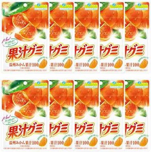明治 果汁グミ温州みかん 54g×10袋