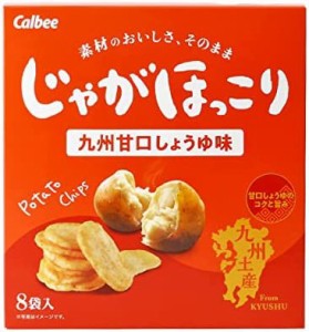 [カルビー] 菓子 じゃがほっこり 九州甘口しょうゆ味 144g(18g×8袋)