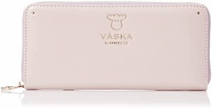 [モズ] 財布 レディース 長財布 大容量 ファスナー 軽量 合皮 フェイクレザー 箔押し かわいい VASKA by ヴェスカ べスター・ファスナー