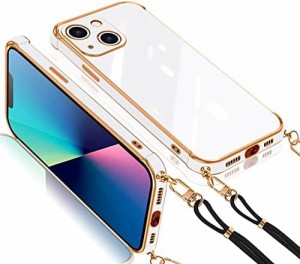 iPhone 13 用 ケース iPhone 14 ケース TPU 耐衝撃 液状シリコン 2022 新型韓国 ネック ショルダー ストラップ付き スマホ シリコン カバ