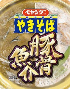 ペヤング 豚骨魚介やきそば 119g ×18個