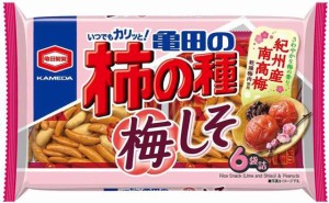 亀田製菓 亀田の柿の種梅しそ6袋詰164g×12袋