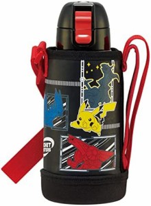 スケーター 水筒 600ml ステンレス ポケットモンスター 子供用 カバー付き KSTCH6-A