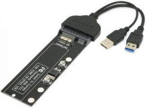 【送料無料】USB 3.0 12+6ピン SSD HDD - SATA 22ピン ハードディスクカートリッジドライブ Air Pro 2010 2011 Air A1369 A1370 SSD用 送