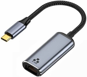 【送料無料】USB-C USB3.1 Type-C - 2.5Gbps 2500Mbps GBE ギガビット イーサネット ネットワーク LANケーブルアダプター ノートパソコン