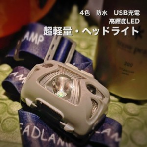 期間限定 SALE 充電式 ヘッドライト センサー LED 明るい 軽量 USBケーブル付 アウトドア 防災 ランニング ワークライト #A316