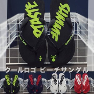 期間限定 SALE ロゴ入り ビーチサンダル メンズ スリッパ #Shoes04 夏 おしゃれ ビーサン レディース 海 海水浴 M便