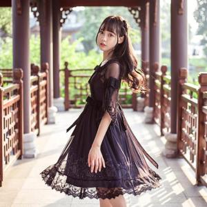 ロリータ ワンピース ロリィタ レース ひ ２点セット ドレス ロリータファッション 古典的 甘ロリ フリル キャミ Lolitaの通販はau Pay マーケット Hhcストア 商品ロットナンバー