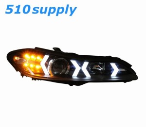 AOKEDING 日産 S15 シルビア SR20DET LED ヘッドライト クリア