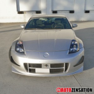 Autozensation製 日産 フェアレディZ Z33 VQ35DE '03-'05 ヘッドライト クリア・ブラック Type-A