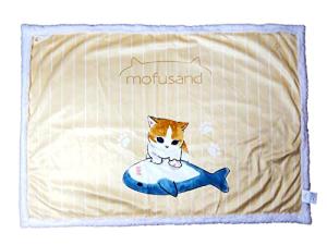 モフサンド ひざ掛け】shino＠モフサンド 深圳 POP-UP ひざ掛け 被り物