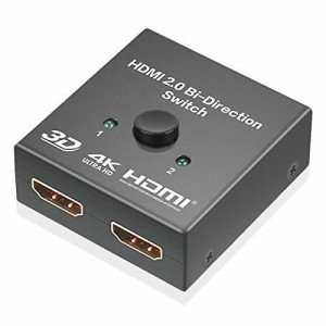 Chayoo HDMI 2.0 切替器 HDMI セレクター分配器 2入力1出力⇔1入力2出力 双方向 手動 HDMI切り替え器 3D1080P PS5PS4 proXboxTV-bo