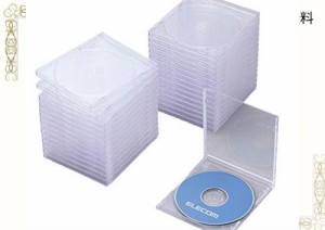 エレコム CD/DVDプラケース/1枚収納/30パック/クリア