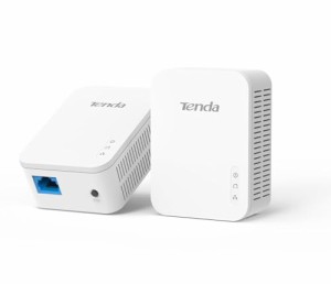 Tenda AV1000 1ポートギガビット電力線アダプタ、最大1000Mbps（PH3）