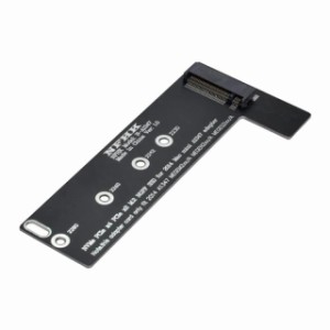 NFHK 12+16ピン 2014 2015 MacからM.2 NGFF M-Key AHCI SSD 変換カード MAC A1493 A1502 A1465 A1466用 (ブラック NVME SSD - MAC 2014 M
