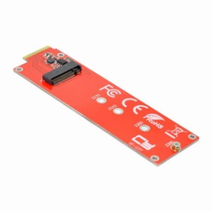 Cablecc NVMe NGFF M-key4Xホストアダプターからルーラー1UGEN-ZEDSFFショートSSDE1.Sキャリアアダプター (RED EDSFF-NGFF)