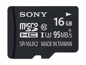 ソニー microSDHCカード 16GB Class10 UHS-I対応 SDカードアダプタ付属 SR-16UX2A [国内正規品]