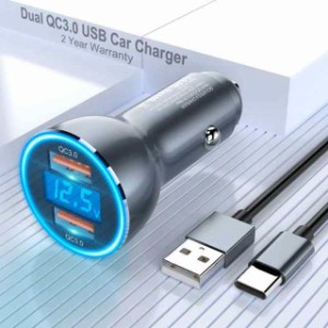 QC3.0 USB車載 充電器 (RT-CC01SQL-JP)