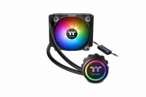 Thermaltake Water 3.0 120 ARGB Sync 一体型水冷CPUクーラー120mm ファン x 1基 FN1281 CL-W232-PL12SW-A