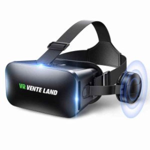 【2023新登場】VRゴーグル VRヘッドセット VRグラス スマホ用 1080P 焦点距離&瞳孔間距離調整可 400度近視適用 非球面光学レンズ ワンク
