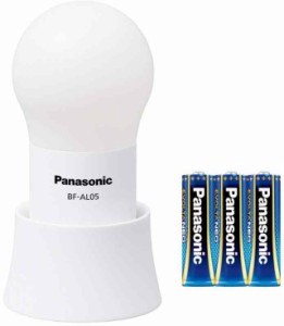 パナソニック LEDランタン 乾電池エボルタNEO付き 電球色 ホワイト BF-AL05N-W