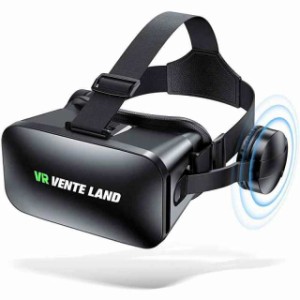 【2023業界新モデル】 VRヘッドセット VRグラス スマホ用VRゴーグル 焦点距離&瞳孔間距離調整可 非球面光学レンズ 1080P 着け心地よい VR