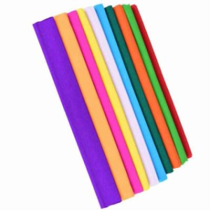 KINOKINO クレープ 紙 ペーパー フラワー 材料 (10色セット)