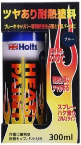 ホルツ ペイント塗料 耐熱塗料 ヒートペイント ブルー 耐熱温度 200℃ 艶ありタイプ 300ml Holts MH11251