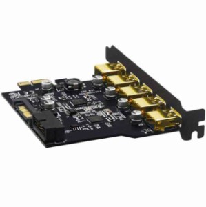 BEYIMEI PCI-E 1X-USB3.0拡張カード (5 USBポート)