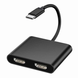 USB C HDMI 変換アダプター (4K@30Hz 黒)