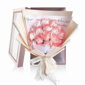 HANASPEAK ソープフラワー 花束 母の日 卒業式 敬老の日 バレンタインデー お花 誕生日 プレゼント 女性 人気 フラワーギフト バラ 1箱 (