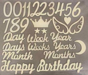 月齢フォト 木製レターバナー 月齢フォトグッズ ニューボーンフォト 31枚セット マンスリーカード 記念日フォト ウッドレター 月齢カード