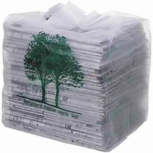 オルディ(Ordiy) 新聞 雑誌 回収袋 取っ手付き 整理袋 半透明 30枚入 箱入り 1枚ずつ取り出せる 新聞雑誌収納袋