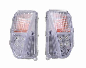 トヨタ 用 LED ウインカー デイライト 左右セット プリウス 30系 後期 US仕様 TOYOTA PRIUS ZVW30 等 ドレスアップ カスタム パーツ 社外