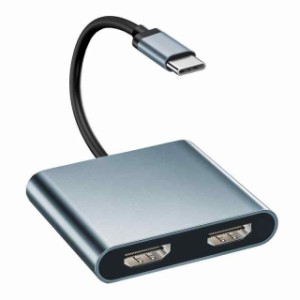 USB C HDMI 変換アダプター (2 in 1 4K@30Hz)