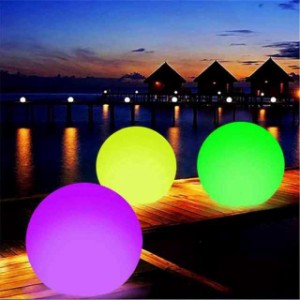 【送料無料】ボールライト 2パック LED イルミネーションリモコンランプ 屋外 40CM LED 発光ボール ガーデンライト 水中ライト 置物ライ