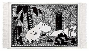 【送料無料】丸眞 玄関マット MOOMIN ムーミン H60×W100cm 灯りをつけて ベルギー製 1445013600