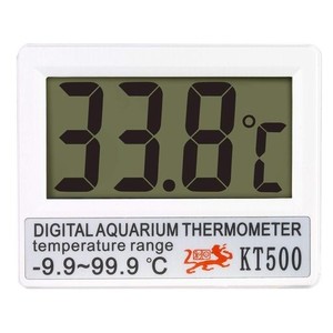 【送料無料】水族館温度計、水温計大型LCDディスプレイ付き テラリウム水温デジタル水槽温度計、水族館テラリウム両生類の正確な温度読み