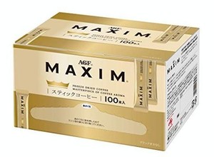 【送料無料】agf マキシム スティック 100本 【 スティックコーヒー 】【 インスタントコーヒー 】