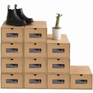 【送料無料】12個セット シューズボックス 靴箱 靴 収納 ボックス 下駄箱 靴収納 おしゃれ インテリア シューズケース コレクション 展示