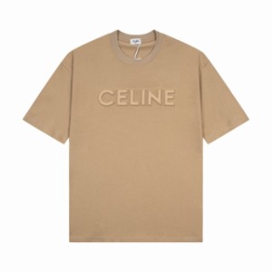 Celine  セリーヌ   ビッグロゴ コットン ショートスリーブ