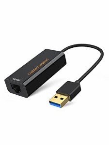 usb lan， CableCreation 超高速USB 3.0 to RJ45 ギガビットイーサネットアダプタ10/100/1000 Mbps (