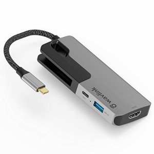 WAVLINK USB C ハブ PD機能 ６-in-1 USB C旅行用ミニドッキング 60W電力供給 1ｘ4K＠30Hz HDMI 4ｘUSB A