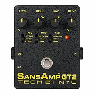 【中古品】TECH 21 GT2 サンズアンプ SansAmpギター用アナログアンプシミュレーター &(中古品)