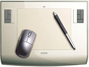 【中古品】WACOM Intuos3 A5サイズ クリスタルシルバー PTZ-630/S0(中古品)