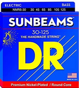 【中古品】DR ベース弦 6弦 SUNBEAM ニッケルメッキ .030-.125 NMR6-30(中古品)