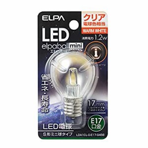 【未使用 中古品】ELPA エルパ LED電球S形E17 電球色 屋内用 省エネタイプ LDA1CL-G-E17-G456(中古品)